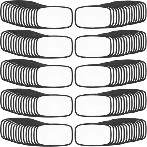 Miniatura 12 de 60 parches de sublimación, parches en blanco para planchar para manualidades, sombreros, gorras, mochilas, uniformes 3 formas
