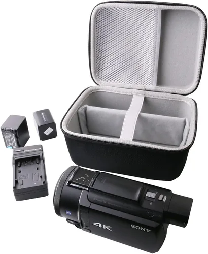 Miniatura 7 de Estuche rígido de viaje compatible con Sony FDR-AX53/FDR-AX43/Panasonic HC-V785/HC-V770 videocámara (grande)