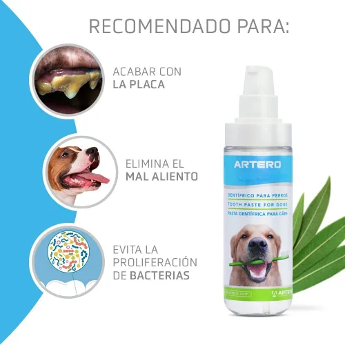 Miniatura 3 de Artero Gel de pasta dental Dentix para perros para quitar la placa y mantener el mal aliento a raya