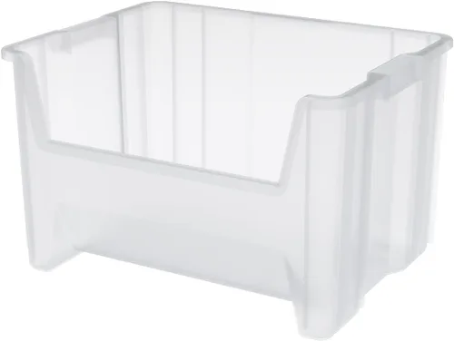 Miniatura 7 de Akro-Mils 13014 Stak-N-Store - Contenedor de almacenamiento de plástico apilable de servicio pesado con frente abierto