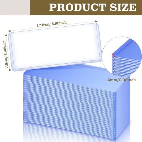 Miniatura 3 de Yexiya 600 soportes para billetes de dólar de PVC, fundas protectoras transparentes para billetes, 6.9 x 2.95 pulgadas