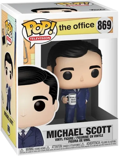 Funko Pop TV: The Office - Michael Scott - Figura de vinilo coleccionable - Idea de regalo - Mercancía oficial - Juguetes para niños y adultos -