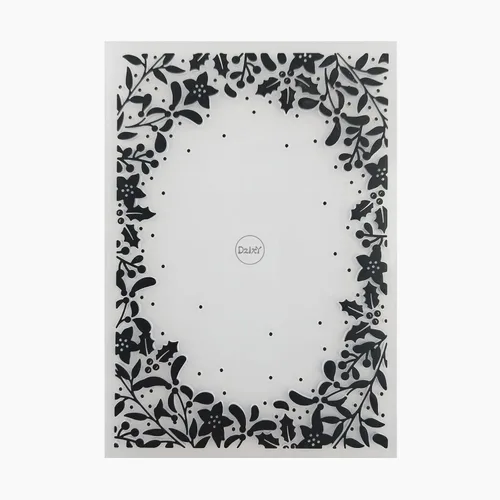 Miniatura 23 de DzIxY Carpetas de plástico con estampado de flores de peonía vintage para hacer tarjetas, suministros de papel de bricolaje 3D, plantillas de 1