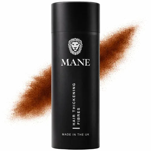 Miniatura 18 de Mane Fibras de construcción del cabello para mujeres y hombres, para cabello fino y delgado, peinado más grueso y completo, oculta las manchas Negro