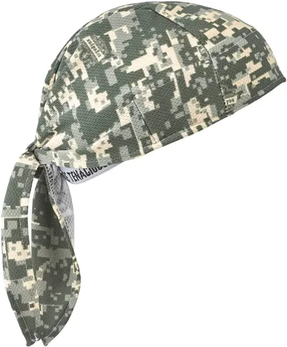 Miniatura 10 de Ergodyne Chill Its 6615 - Bandana de alto rendimiento Do Rag - Banda para la cabeza de terry cloth Flames