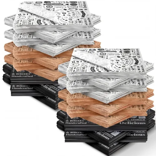 Miniatura 13 de 1000 piezas de hojas de papel encerado para delicatessen de 12 x 12 pulgadas, resistentes a la grasa, forros para bandejas canasta, papel de Blanco