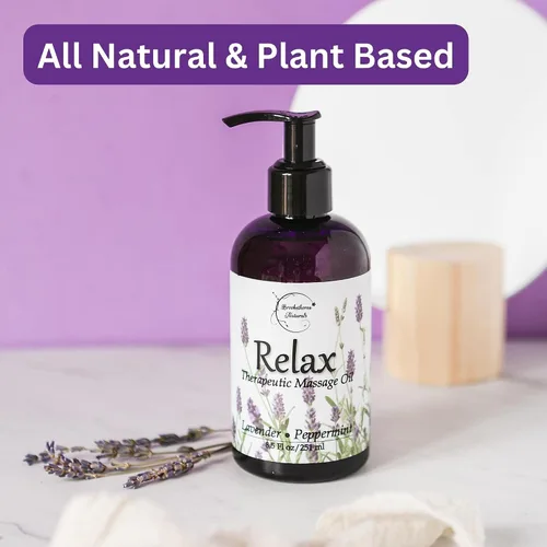 Miniatura 7 de Aceite de masaje para terapia de masaje Kit de masaje con aceite de masaje sin perfume y aceite de lavanda para masaje de cuerpo completo