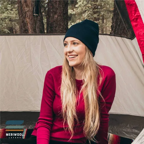 Miniatura 5 de MERIWOOL - Gorro unisex de lana de merino, en varios