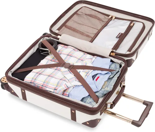 Miniatura 9 de SwissGear 7739 - Maletín rígido con ruedas giratorias, Blanco, 7739 Maletero rígido con ruedas giratorias