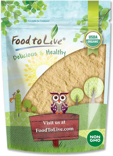Food to Live - Polvo orgánico de hongo melena de león, 4 onzas - Eleva el bienestar de tu cerebro con superalimento premium, sin OMG, natural y