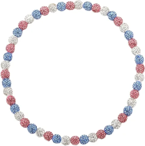 Miniatura 25 de Collar de Cadena de Béisbol con Perlas para Hombres, Regalos de Collar de Béisbol de la Colección Bling Ice para Niños, Collar de Accesorios