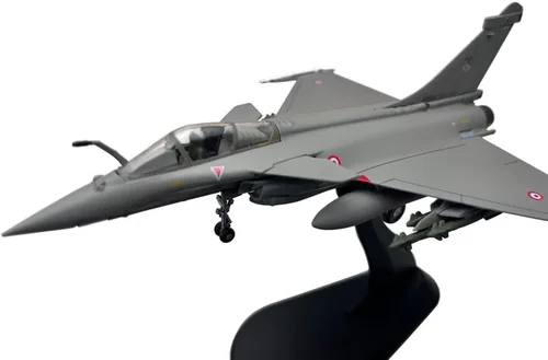 Miniatura 6 de 1:100 France Rafale C Libia War Fighter Jet Avión de metal militar fundido a troquel modelo para colección o regalo (Rafale Guerra de Libia)