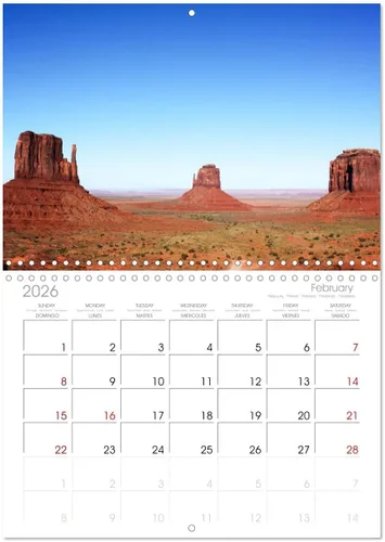 Miniatura 6 de Arizona - Calendario mensual de pared mensual del estado del Gran Cañón 2023 de 11.7 x 16.5 pulgadas (abierto), calendario mensual de Calvendo 2023