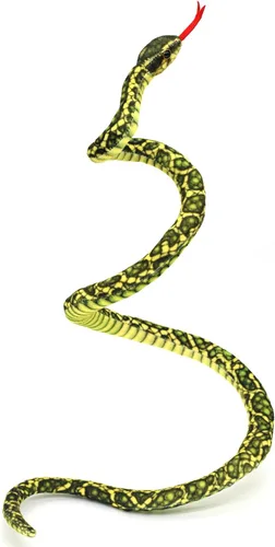 Miniatura 5 de Muñecas de serpiente suaves de 3.6 pies de largo, lindos animales de peluche, bromas de peluche, juguetes para niños, regalos para niños, Verde