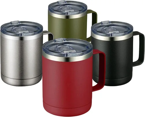 Miniatura 26 de MEWAY - Taza de café con asa, vaso térmico