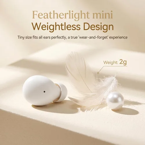 Miniatura 4 de Audífonos invisibles para dormir de lado, mini auriculares inalámbricos Bluetooth ultra pequeños, ajuste de presión cero, bloqueo de ruido