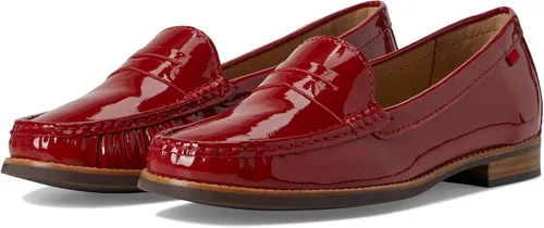 Miniatura 21 de Mocasines Penny de piel auténtica cómodos sin cordones para mujer