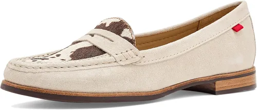 Miniatura 13 de Mocasines Penny de piel auténtica cómodos sin cordones para mujer