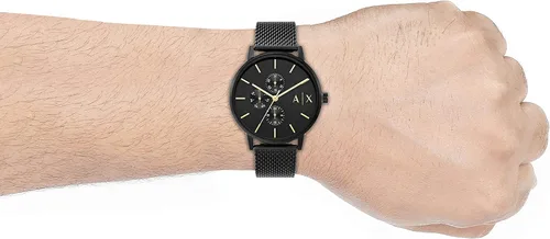 Miniatura 4 de AX Armani Exchange Reloj multifunción para hombre con correa de cuero o acero inoxidable
