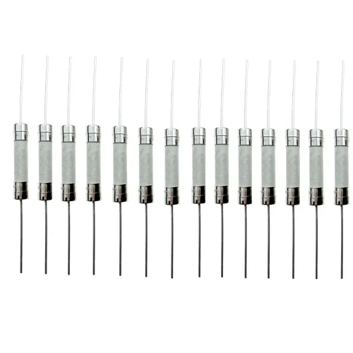 Miniatura 3 de Vigor Source 1A250V, T1A250V Fusible - Celsius TF Cutoff, 0.236 x 1.181 in, plomo de cerámica - 20 paquetes