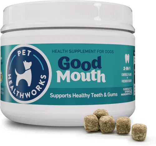 Good Mouth - Masticables dentales para perros – Controla la placa y el sarro, promueve el aliento fresco, apoya la salud oral y las encías –