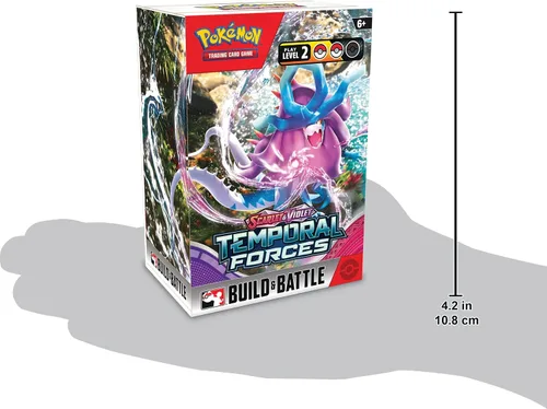 Miniatura 4 de Pokémon TCG: Escarlata y Violeta: Fuerzas Temporales: Caja de Construcción y Batalla