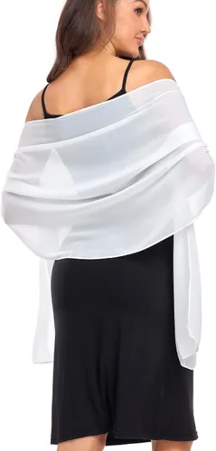 Miniatura 34 de Chales/mantones de gasa suave para vestidos, accesorios de mujer