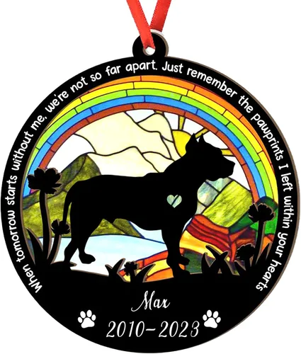 Miniatura 22 de Adorno personalizado para atrapasoles de sabueso afgano, adorno de Navidad de sabueso afgano, regalo para perro amante, sabueso afgano conmemorativo