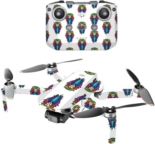 Miniatura 21 de MightySkins Compatible con DJI Mini 2 Dron portátil – Panda Hello Funda protectora de vinilo duradera y única Fácil de aplicar, quitar y cambiar