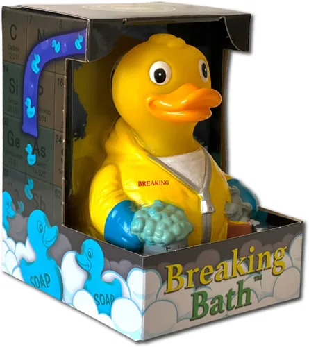 CelebriDucks - Breaking Bath - Patos de goma flotantes - Juguete de baño coleccionable de regalo para niños y adultos de todas las edades