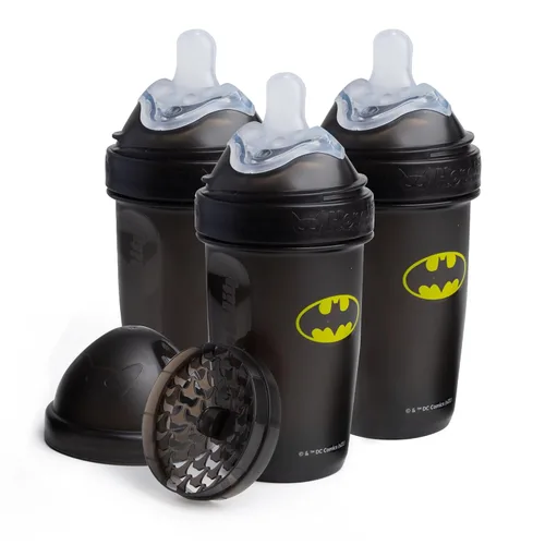 Miniatura 6 de DC Comics Mujer Maravilla - Herobility Botellas Anti-Cólico Dobles para Bebé – 12 fl oz/340ml – Pack de 3