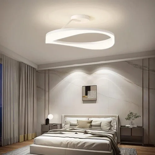 Miniatura 5 de Moderna lámpara de techo irregular, lámpara de techo LED empotrada para sala de estar, comedor, estudio, villa, dormitorio, pasillo, habitación