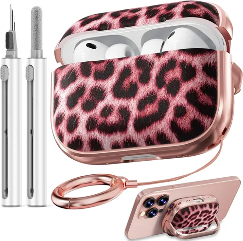 Miniatura 20 de Inesore Funda para AirPods Pro 3 2025 con cerradura, funda transparente floral para mujeres, compatible con Apple Airpods Pro de 3ª