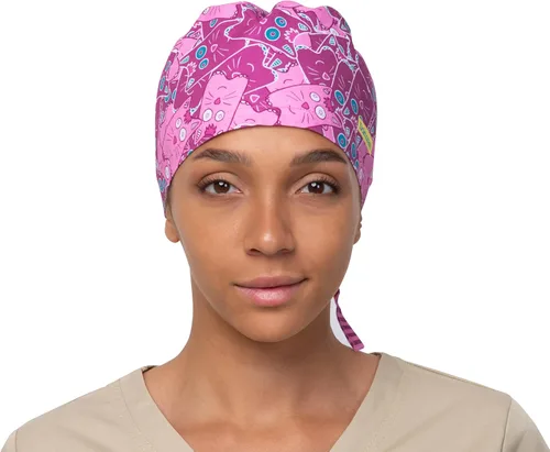 Miniatura 94 de Print Scrub Caps - Sombrero perfecto para enfermeras, médicos y EMTs..