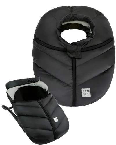 Miniatura 22 de 7AM Enfant Fundas de asiento de automóvil, funda de bebé Cocoon para niños y niñas, repelente de lluvia y nieve, transpirable, resistente al viento