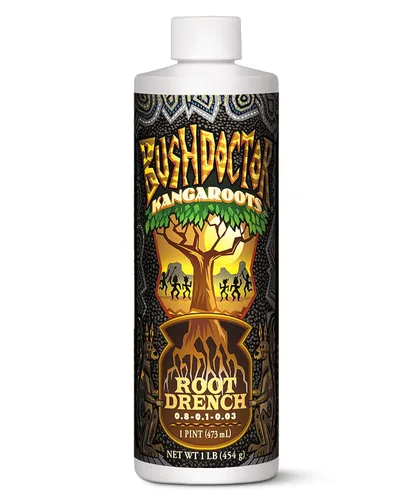 Miniatura 7 de FoxFarm Bushdoctor Kangaroots - Líquido para remojar raíces - Inoculante de raíces para desarrollar masa radicular, lleno de microbios y nutrientes