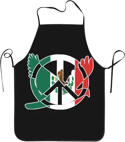 Miniatura 23 de Delantal para hombres y mujeres, ajustable, de gran volumen, divertido, vintage, para cocina, barbacoa y parrilla (sin bolsillos)