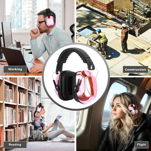 Miniatura 173 de ProCase NRR 28dB Noise Reduction Ear Muffs, Foldable Adjustable Noise Cancelling Headphones