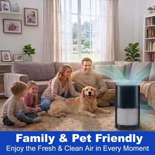 Miniatura 9 de Filtro de repuesto 240 compatible con purificador de aire 240, 3 en 1, True Hepa 14 graduado con carbón activado que captura el 99.99% del humo