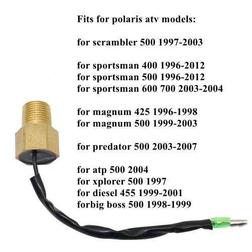 Miniatura 2 de Sensor de temperatura térmica de luz caliente 3085352 Complatiple con Polaris Sportsman Magnum Scrambler Predator 400 425 500 Interruptor de sensor