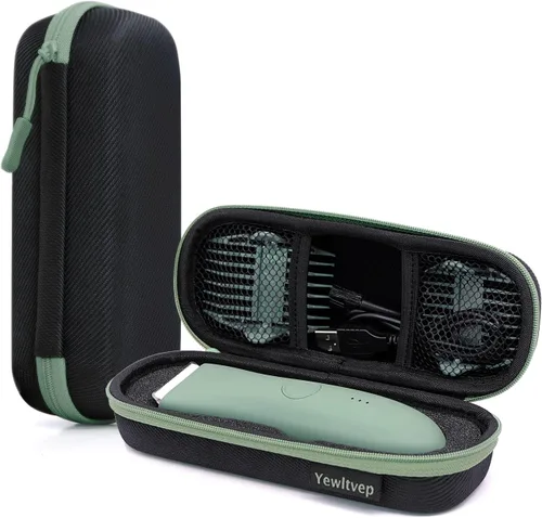 Funda para recortadora Meridian, funda rígida de transporte para recortadora de pelo MANSPOT sin muelle de recarga, bolsa de viaje de almacenamiento