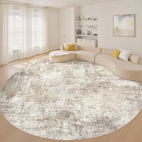 Miniatura 206 de Alfombra de pasillo lavable para cocina: 3 x 10 pies, antideslizante, abstracto, suave, moderno, resistente a las manchas, para interiores, piso