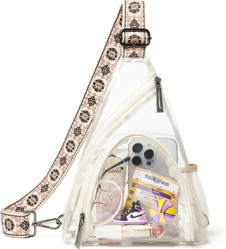 Miniatura 11 de LATMAP 7L Bolsa de Cintura para Hombres y Mujeres Mochila de Cadera Riñonera Bandolera Bolso de Hombro Cinturón de Viaje Bolso de Mano de PU Cuero
