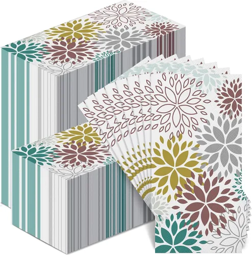 Miniatura 29 de Karenhi 200 Piezas Servilletas Desechables Decorativas Religiosas 2 Capas Toallas Desechables Cristianas para Baño Servilletas de Papel