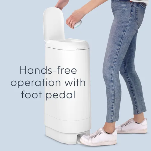 Miniatura 4 de Diaper Genie Juego de regalo exclusivo Incluye recarga fácil de rollo con 48 bolsas Capacidad para hasta 2256 pañales para recién nacidos