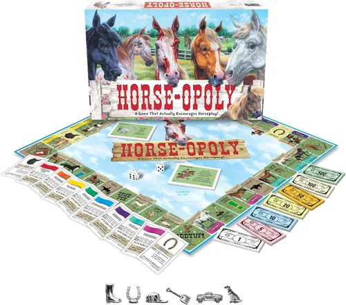 Miniatura 2 de Late For The Sky Horse-Opoly Juego de mesa (versión en inglés)