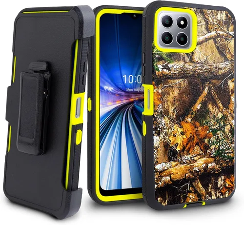 Miniatura 3 de Customerfirst for for Boost Mobile Celero 5G+ Plus 2023, funda resistente a prueba de golpes con funda de clip para cinturón con protector