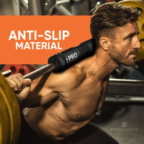 Miniatura 4 de ProFitness Almohadilla de mancuernas de pesas para sentadillas - Soportes para sentadillas, desplantes estancadas y de ejercicio en banco para Rojo