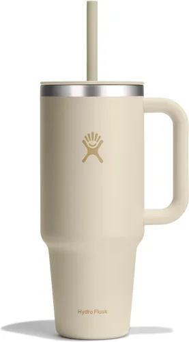 Miniatura 21 de Hydro Flask Vaso de Viaje con Asa, Tapa y Pajita - Acero Inoxidable Aislado en 24 Oz Aloe