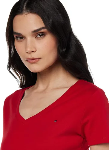Miniatura 2 de Tommy Hilfiger Camiseta con cuello en V para mujer